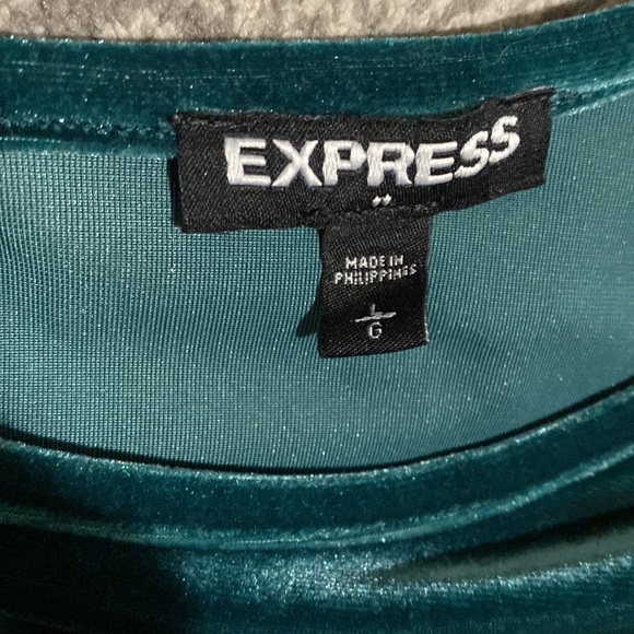 Express Emerald Green Top - Picture 3 of 3